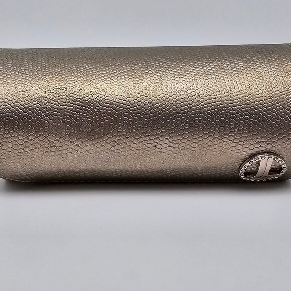 *SOLD* Judith Leiber JL1045B 06 Red Rhinestone Frame Red Gradient Len Sunglasses - Picture 15 of 15